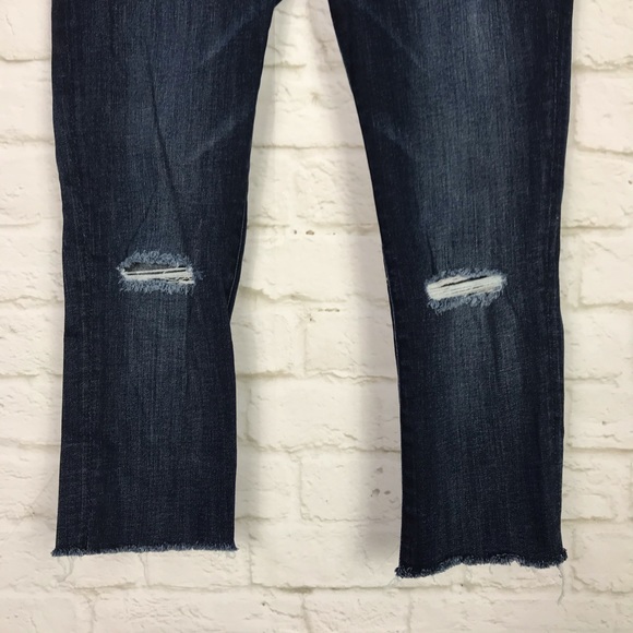 DL1961 Florence Vortex Distressed Raw Hem Capri 27 - Picture 4 of 8